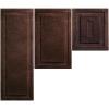 image:imagemDesign Microfiber Bath Mat Set  3 Piece Bathroom Rugs  NonSlip Floor Mats for After Bath Shower  Water Absorbent Machine Washable Bathroom Carpet Rugs  Hydra Collection  Set of 3 Dark BrownChocolate
