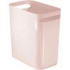 image:imagemDesign Plastic Slim Large 25 Gallon Trash Can Wastebasket Classic Garbage Container Recycle Bin for Bathroom Bedroom Kitchen Office Outdoor Waste Recycling  Aura Collection  Light PinkBlushLight Pink