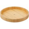 image:imagemDesign Bamboo Lazy Susan Turntable Food Storage Container for Cabinets Pantry Refrigerator Countertops Spinning Organizer for Spice Bottles Condiments Baking 9 Round Echo Collection NaturalPack of 2