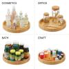 image:imagemDesign Bamboo Lazy Susan Turntable Food Storage Container for Cabinets Pantry Refrigerator Countertops Spinning Organizer for Spice Bottles Condiments Baking 9 Round Echo Collection NaturalPack of 1