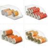 image:imagemDesign Compact Plastic Kitchen and Pantry Storage Organizer Bin for Tall Skinny SodaPop Cans  Kitchen Pantry Refrigerator  Clear14 x 675 x 6