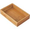 image:imagemDesign Pack of 2 Functional Drawer Organiser  Elegant Bamboo Kitchen Drawer Divider for Cutlery Silverware Utensils  Convenient Drawer Separator  Light Brown152 x 229 x 51 cm