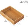 image:imagemDesign Pack of 2 Functional Drawer Organiser  Elegant Bamboo Kitchen Drawer Divider for Cutlery Silverware Utensils  Convenient Drawer Separator  Light Brown152 x 229 x 51 cm