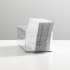 image:imagemDesign Small Plastic Office Storage Container Bins with Handles for Organization in Filing Cabinet Closet Shelf or Desk Drawers Organizer for Notes Pens Pencils Ligne Collection Clear