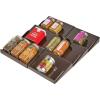 image:imagemDesign Expandable Plastic Deluxe Spice Rack Drawer Organizer for Kitchen Cabinet Drawers 3 Tier Slanted for Spice Jars Food Seasoning Bottle Storage Ligne Collection  ClearBronze