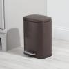 image:imagemDesign Pedal Bin  5 L Stainless Steel Metal Waste Bin with Pedal Lid and Plastic Insert  Small Household Rubbish Bin for Bathroom and Kitchen or as Office Bin etc  BronzeBronze