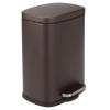 image:imagemDesign Pedal Bin  5 L Stainless Steel Metal Waste Bin with Pedal Lid and Plastic Insert  Small Household Rubbish Bin for Bathroom and Kitchen or as Office Bin etc  BronzeBronze