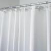 image:imagemDesign Extra Wide Light Weight Waffle Weave Polyester Shower Curtain with Reinforced Buttonholes for Bathroom Showers and Bathtubs  Elegant Woven Geometric Square  108 x 72  White