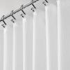 image:imagemDesign Extra Wide Light Weight Waffle Weave Polyester Shower Curtain with Reinforced Buttonholes for Bathroom Showers and Bathtubs  Elegant Woven Geometric Square  108 x 72  White