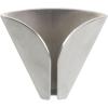 image:imagemDesign Decorative Metal Kitchen SelfAdhesive Wall Mount Towel Hanger  Storage and Display Hook for Hand Dish and Tea Towels  Stick on Inside or Outside of Doors  Unique Design 2 Pack  Brushed