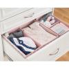image:imagemDesign Fabric Drawer Organizer Bins KidsBaby Nursery Dresser Closet Shelf Playroom Organization Hold Clothes Toys Diapers Bibs Blankets Set of 2 6 Pack PinkWhite Polka DotPinkWhite