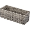 image:imagemDesign Rustic Farmhouse Woven Toilet Paper Holder Basket  Small Storage Organizer Tank Topper for Bathroom Counter or Top of Toilet  Holds 3 Rolls of Toilet Paper  Gray OmbreGrey Ombre