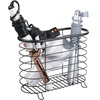 image:imagemDesign Stainless Steel Hair Dryer and Flat Iron Holder Storage Organizer Bin for Living Room Bathroom Guest Room Holds Hair Dryer Brush Curling Iron Straightener Omni Collection  Matte Black