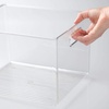 image:imagemDesign Deep Plastic Stackable Storage Organizer Container Bin Hallway Bedroom Linen Coat and Entryway Closet Organization  Holds Clothing Blankets Accessories  Ligne Collection  Clear12 x 10 x 8 Pack of 1