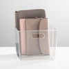 image:imagemDesign Deep Plastic Stackable Storage Organizer Container Bin Hallway Bedroom Linen Coat and Entryway Closet Organization  Holds Clothing Blankets Accessories  Ligne Collection  Clear10 x 10 x 8 Pack of 2