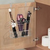 image:imagemDesign OverCabinet Hair Care Tools Holder for Hair Dryer Flat Iron Curling Wand Straightener  ChromeChrome