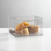 image:imagemDesign Deep Plastic Stackable Storage Organizer Container Bin Bath and Shower Organization for Cabinet Cupboard Shelves Counter or Closet  Holds Shampoo Vitamins  Ligne Collection  Clear