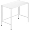 image:imagemDesign Folding Desk for Compact Spaces  Collapsible Compact Writing and Computer Workstation Steel Furniture Table for Living Room Dorm Home Office and Bedroom  White