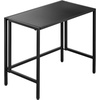 image:imagemDesign Folding Desk for Compact Spaces  Collapsible Compact Writing and Computer Workstation Steel Furniture Table for Living Room Dorm Home Office and Bedroom  Black