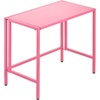 image:imagemDesign Folding Desk for Compact Spaces  Collapsible Compact Writing and Computer Workstation Steel Furniture Table for Living Room Dorm Home Office and Bedroom  Rose Pink