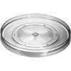 image:imagemDesign Lazy Susan Plastic Turntable Food Storage Container for Cabinets Pantry Refrigerator Countertops Spinning Organizer for Spice Bottles Jar Condiments Baking  1125 Round  Smoke Gray